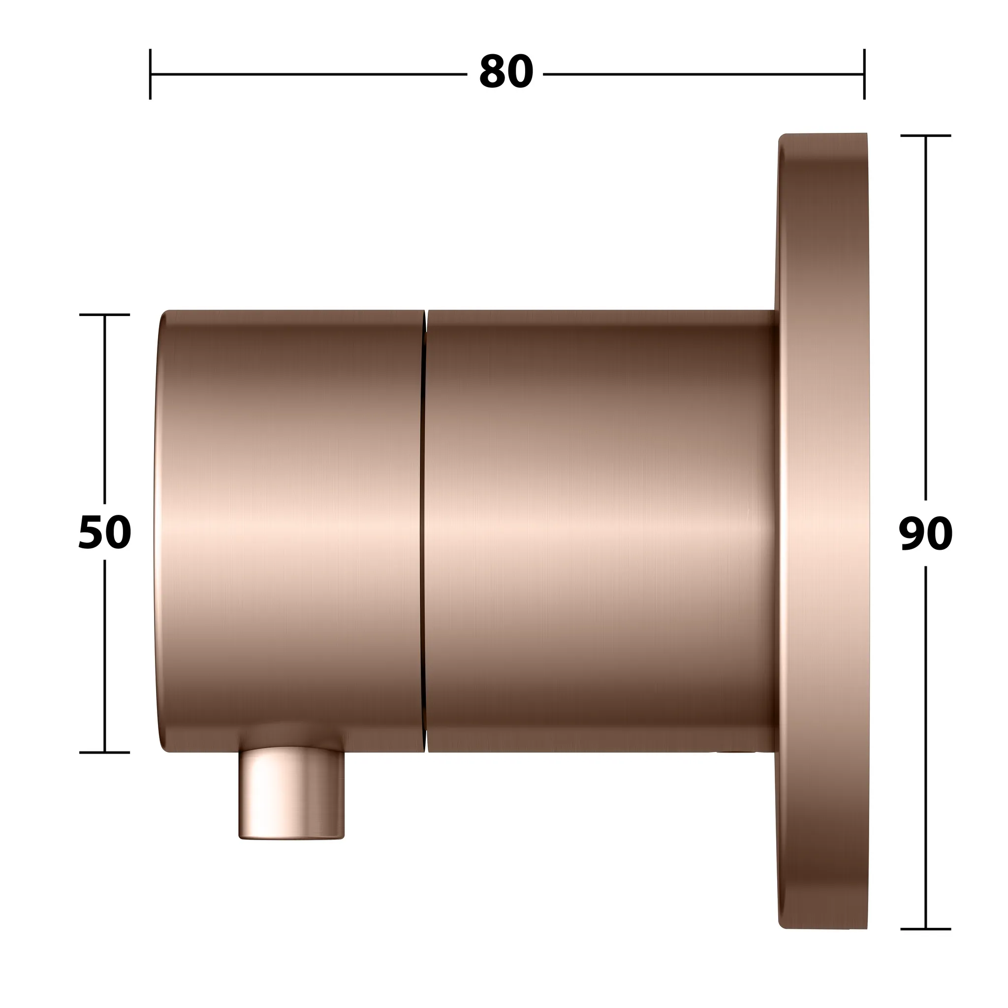 IXMO 2-Wege Umstellventil UP DN15 Rotgold geb. IXMO 2-Wege Umstellventil UP DN15 Rotgold geb.