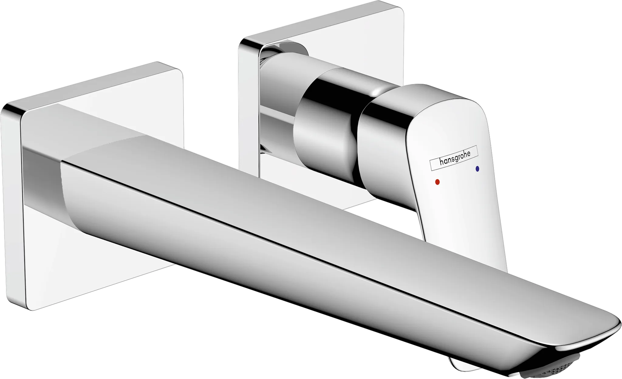 Hansgrohe Logis Einhebel-Waschtischmischer Unterputz Fine für Wandmontage mit Auslauf 20,6 cm, Chrom Hansgrohe Logis Einhebel-Waschtischmischer Unterputz Fine für Wandmontage mit Auslauf 20,6 cm, Chrom