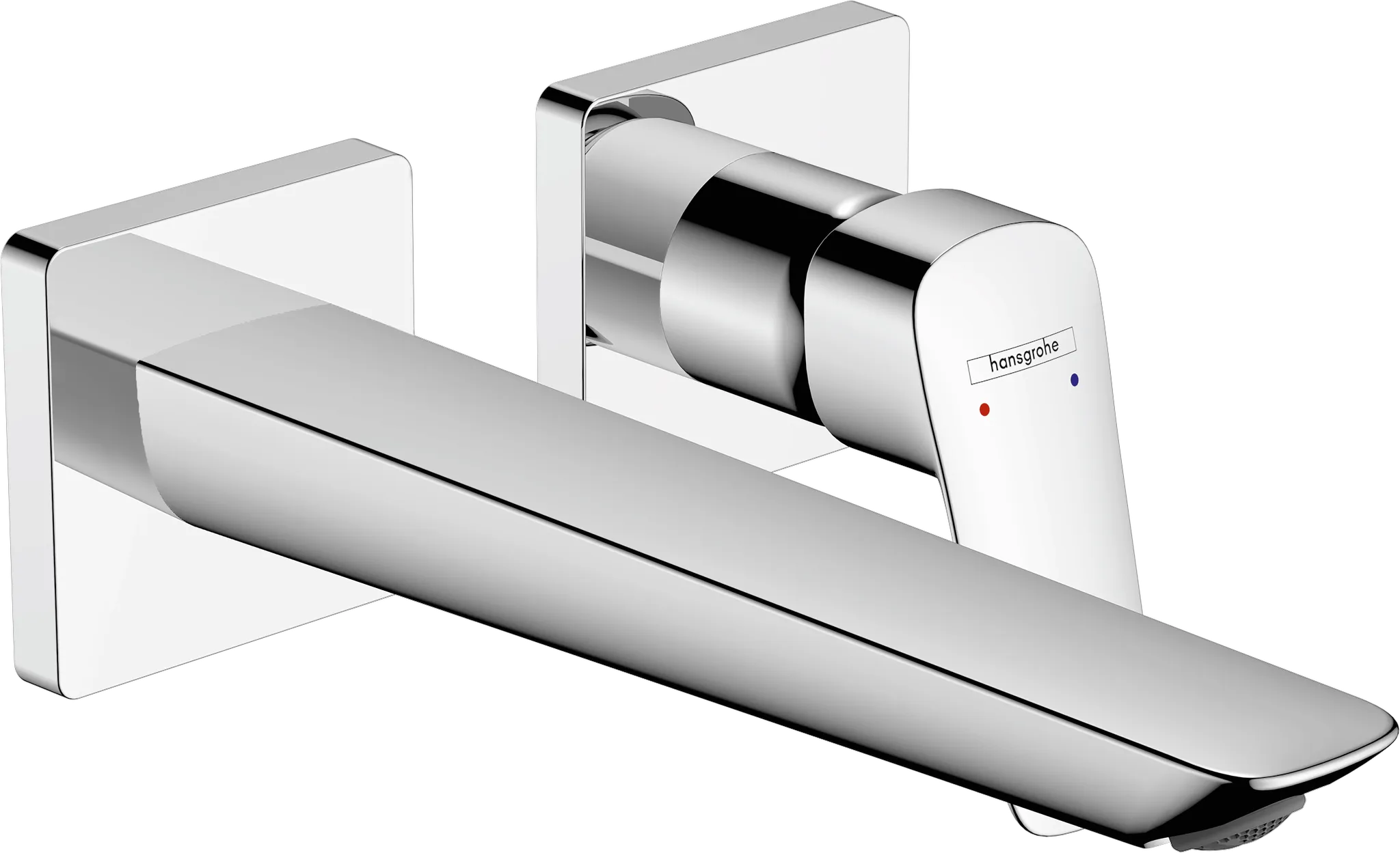 Hansgrohe Logis Einhebel-Waschtischmischer Unterputz Fine für Wandmontage mit Auslauf 20,6 cm, Chrom Hansgrohe Logis Einhebel-Waschtischmischer Unterputz Fine für Wandmontage mit Auslauf 20,6 cm, Chrom