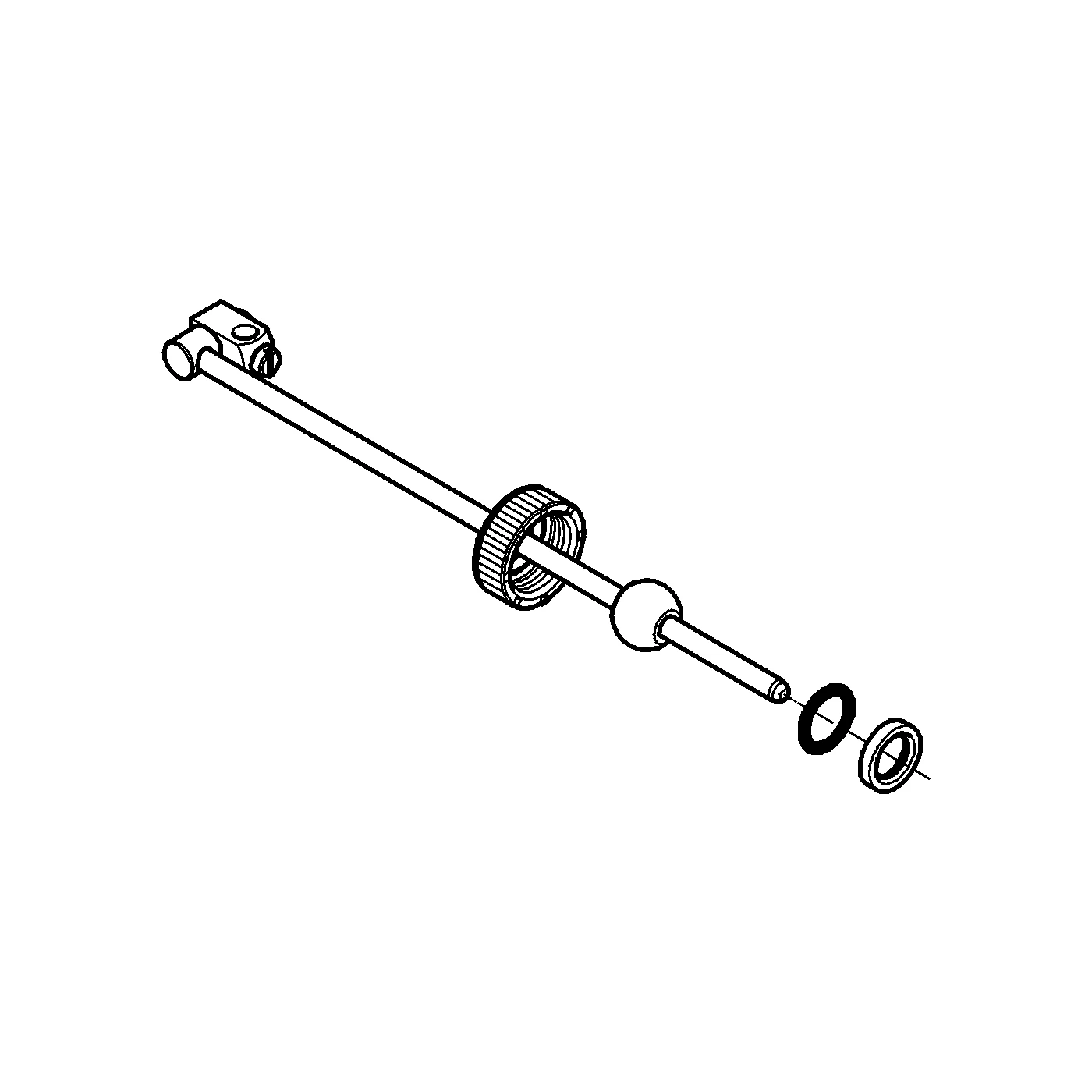 Exzenterstange 07052, Länge 180 mm