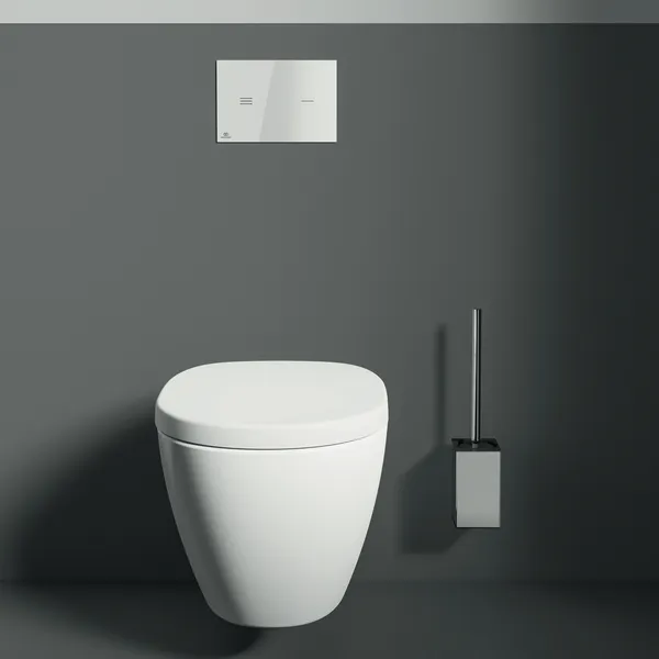 Ideal Standard Toilettenbürstengarnitur „IOMCube“ 8 × 39,2 cm, Befestigung verdeckt