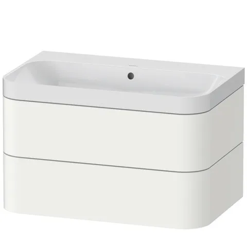 Duravit Waschtischunterschrank c-shaped Set wandhängend „Happy D.2 Plus“ 77,5 × 48 × 49 cm