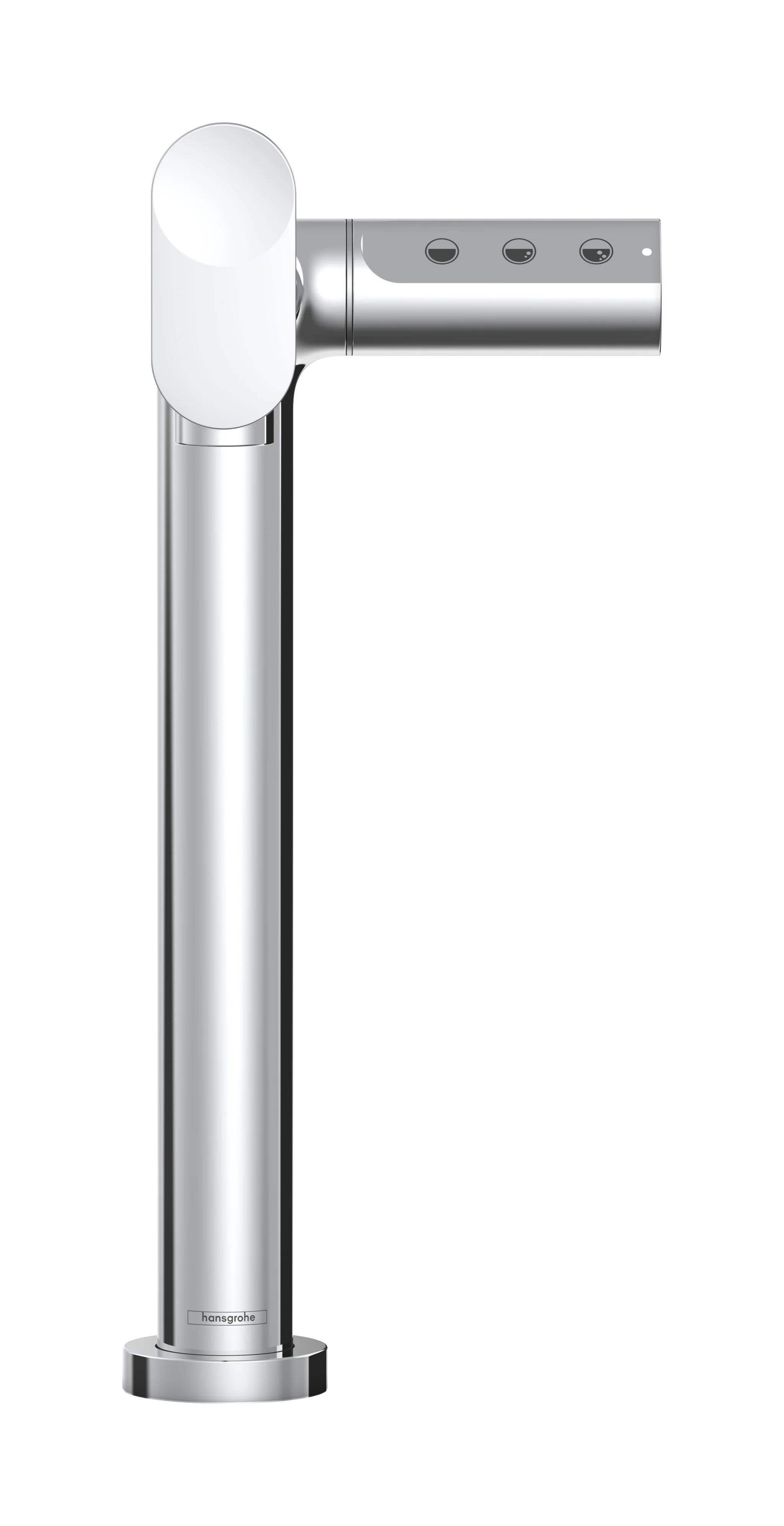 Hansgrohe Aqittura M91 SodaSystem 240, 1jet Starter Set Chrom - Einhebel-Küchenmischer mit Laminarstrahl, ComfortZone 240, Schwenkbereich 60° oder 110°, Hahnlochbohrung 35 mm