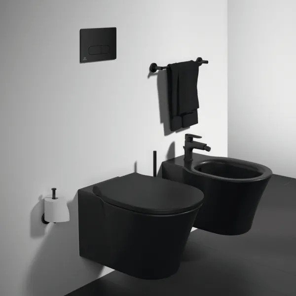 Ideal Standard WC-Sitz „ConnectAir“ in Schwarz Matt Ideal Standard WC-Sitz „ConnectAir“ in Schwarz Matt