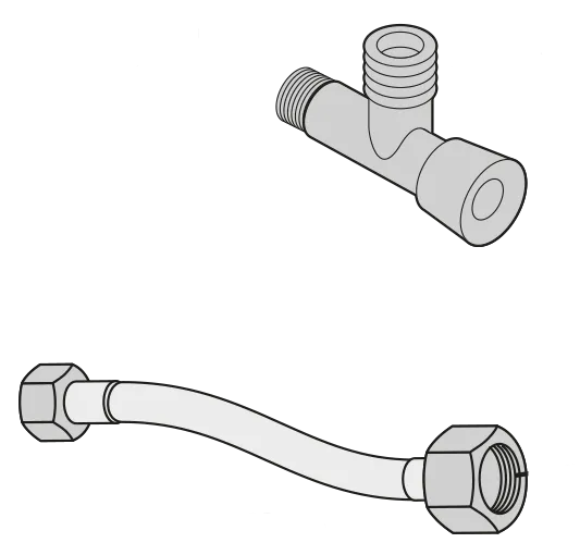 ViClean-L Wasseranschlussset 30 cm ViClean-L Wasseranschlussset 30 cm