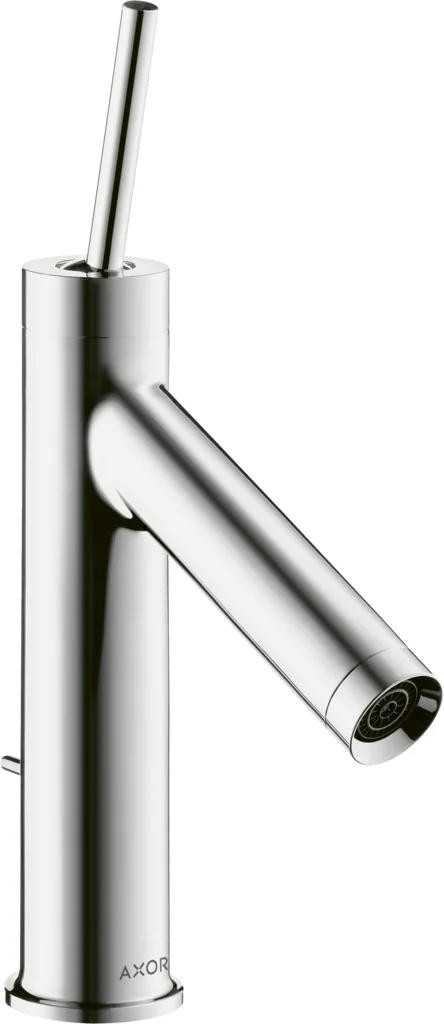 Hansgrohe AXOR Starck Einhebel-Waschtischmischer 90, Chrom, Ausladung 112 mm, Auslaufhöhe 89 mm, Pingriff, Normalstrahl, max. Durchfluss 5 l/min Hansgrohe AXOR Starck Einhebel-Waschtischmischer 90, Chrom, Ausladung 112 mm, Auslaufhöhe 89 mm, Pingriff, Normalstrahl, max. Durchfluss 5 l/min