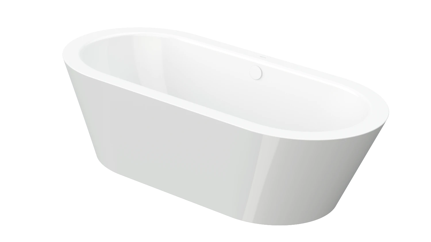 Bette oval Badewanne „BetteStarlet Oval Silhouette“ 195 × 95 cm in Weiß