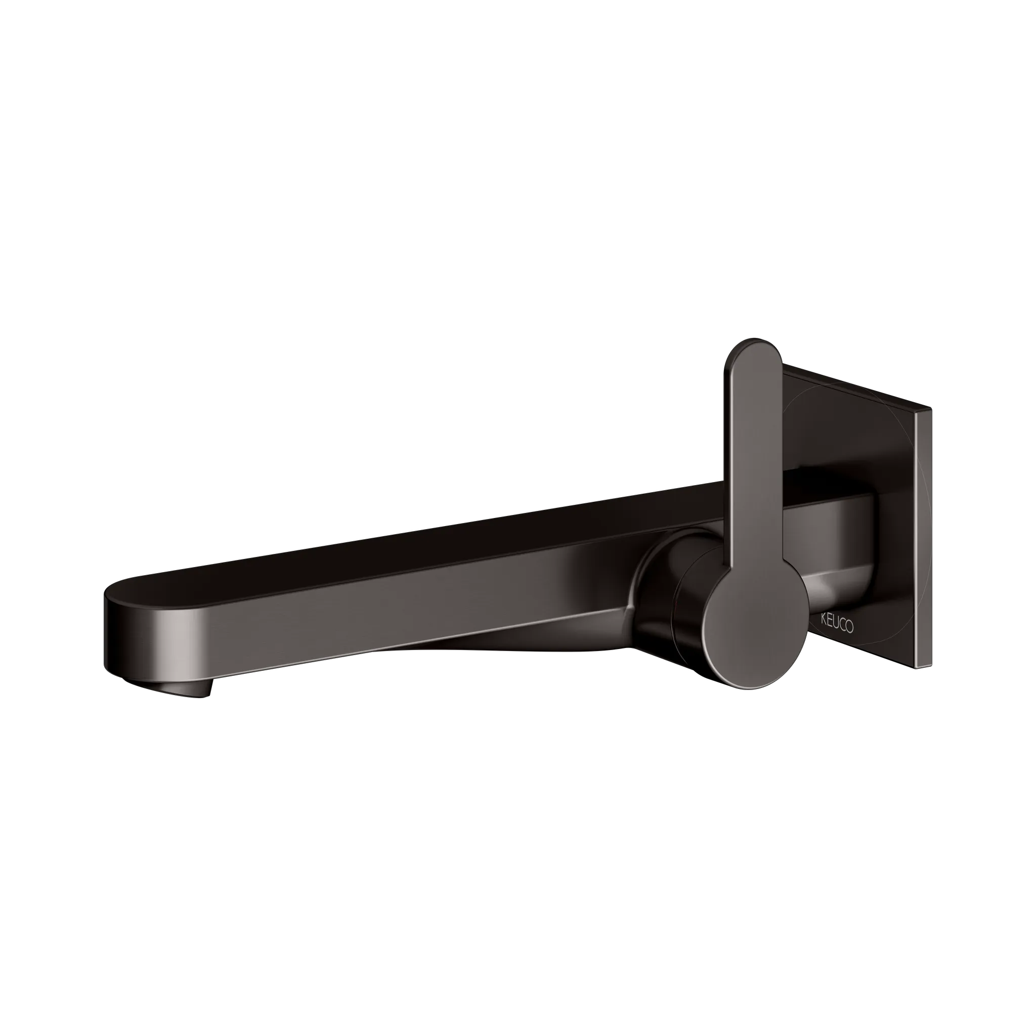 IXMO Einhebel-Waschtischmischer UP Ausladung 225 mm/IXMO Flat Titanschwarz geb.