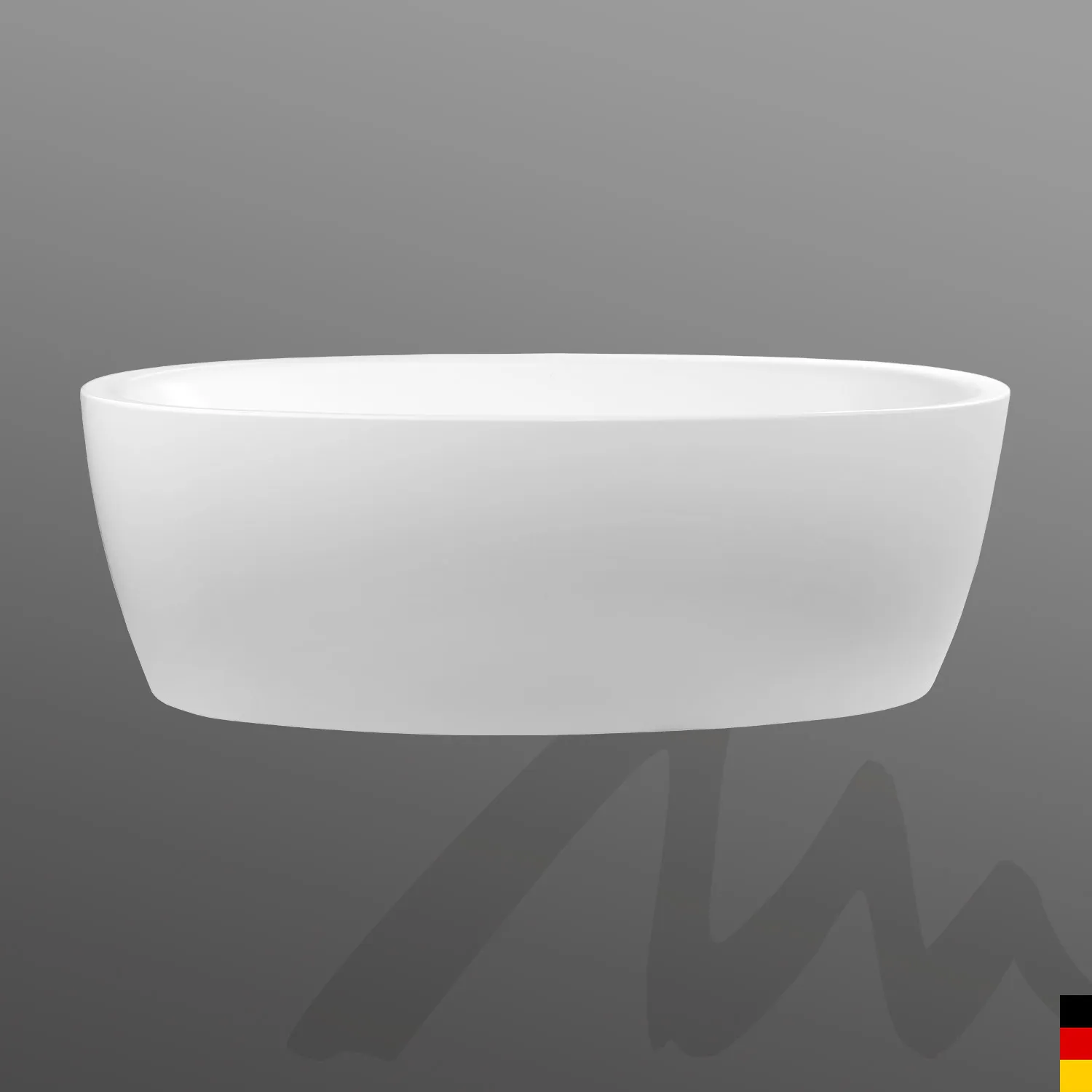 Mauersberger ianto cavi Mineral-Badewanne 1790x940x600, Freistehend