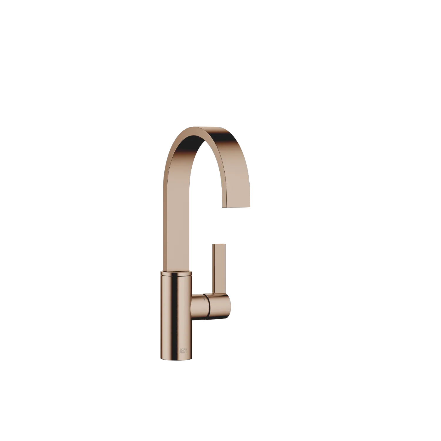 Dornbracht MEM Einhebelmischer BARTAP Bronze gebürstet PVD, Ausladung 166 mm, schwenkbarer Auslauf 360°, luftangereicherter Strahl, max. Durchfluss