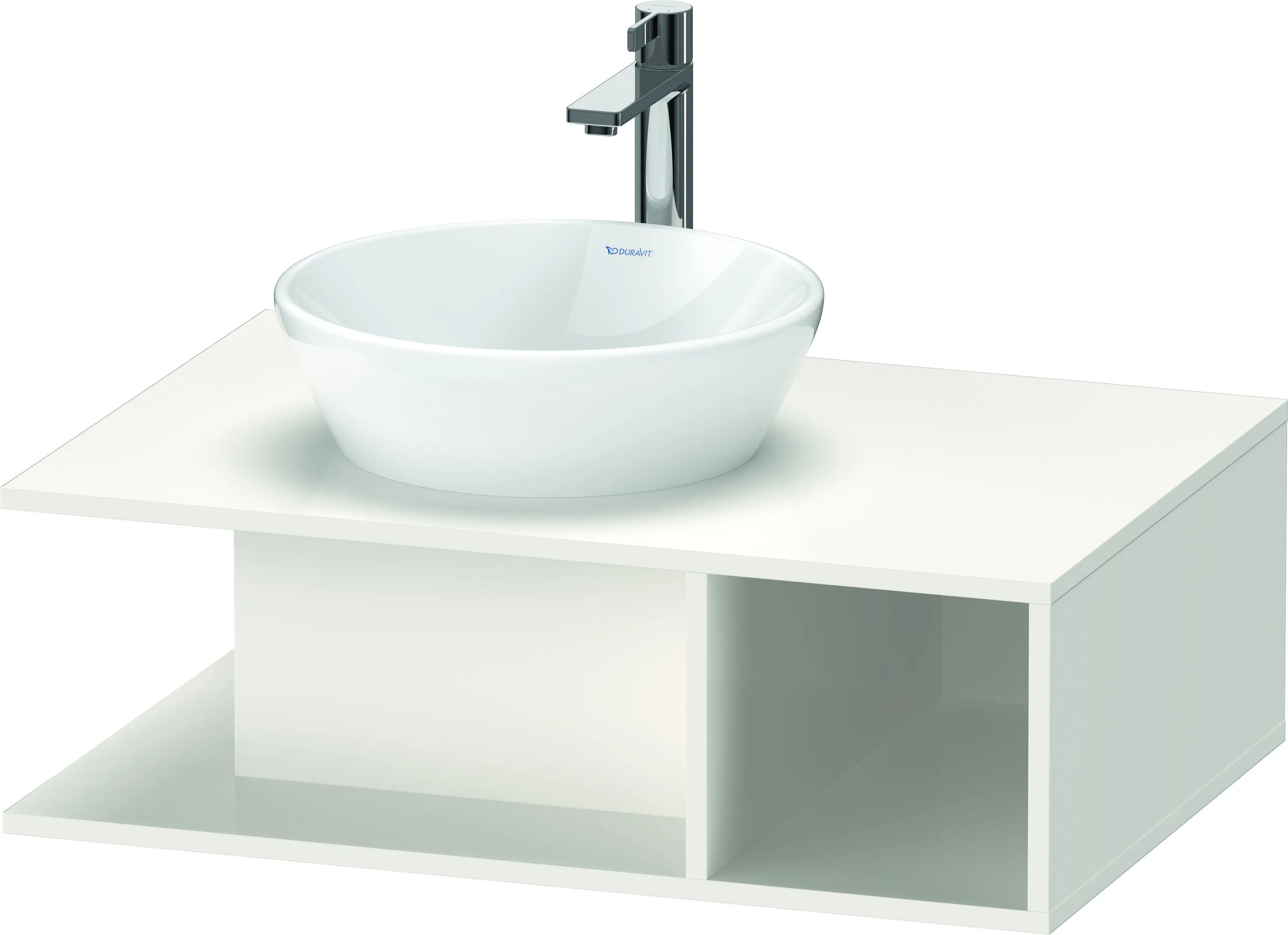Duravit Waschtischunterschrank wandhängend „D-Neo“ 80 × 26 × 55 cm Weiß Hochglanz Duravit Waschtischunterschrank wandhängend „D-Neo“ 80 × 26 × 55 cm Weiß Hochglanz