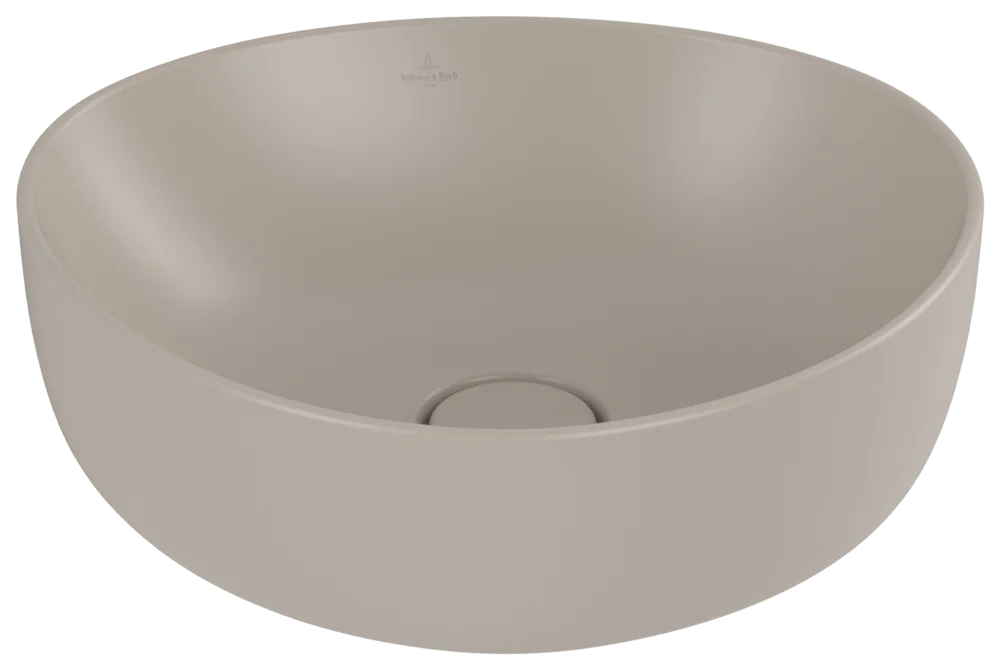 Villeroy & Boch Antao Aufsatzwaschbecken TitanCeram 400x395mm Asymmetrisch
