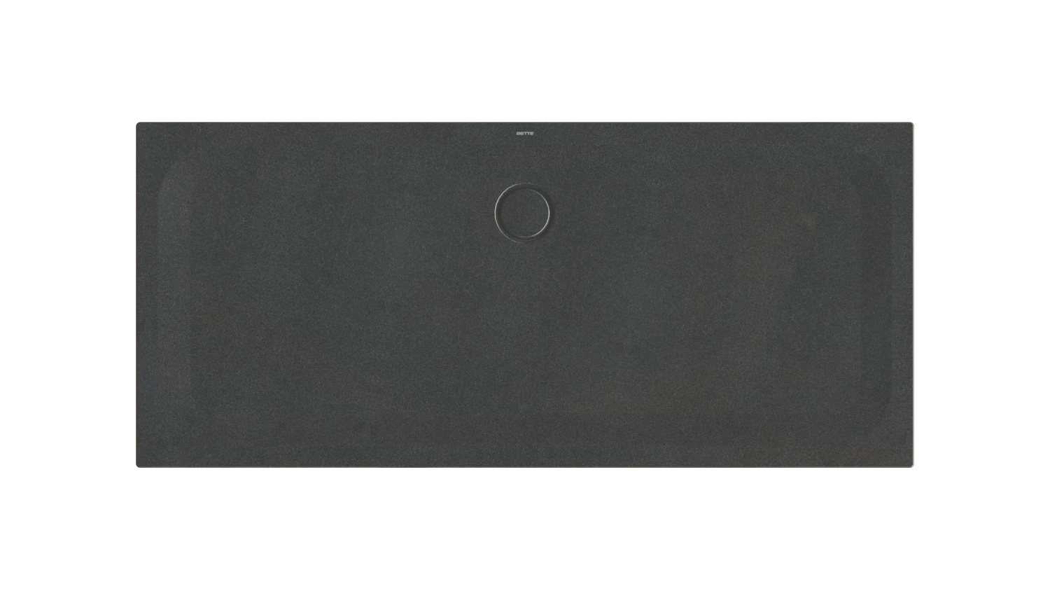 Bette rechteck Duschwanne „BetteUltra“ 1800 × 800 mm ohne Oberflächenbeschichtung, mit BetteGlasur Plus, ohne Wannenträger, in Midnight