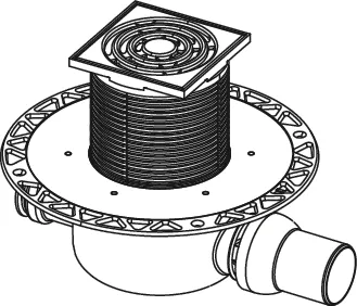 drainpoint S 120 Ablaufset Norm mit Seal System Universalflansch drainpoint S 120 Ablaufset Norm mit Seal System Universalflansch