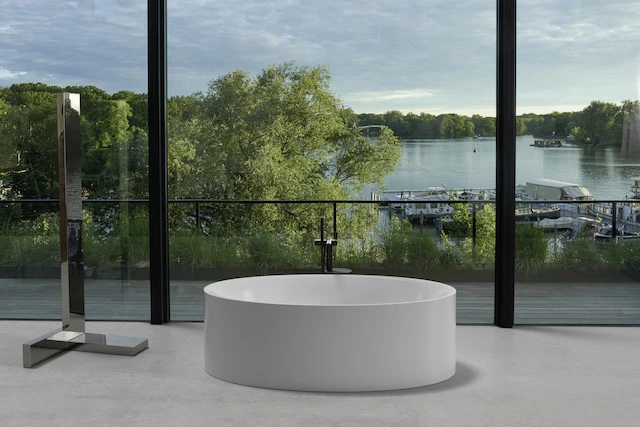 Bette oval Badewanne „BetteEve Oval Silhouette“ 180 × 100 cm in Weiß, /