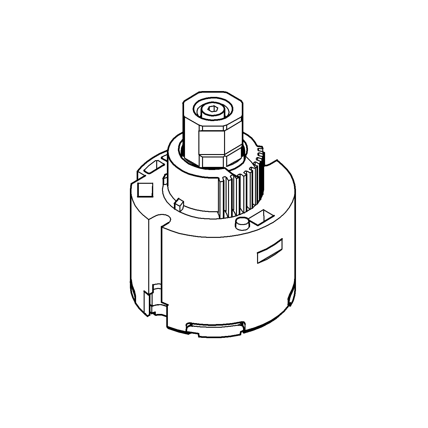 Kartusche 46278, mit keramischem Dichtsystem, für Euroeco Sicherheitsmischbatterien Kartusche 46278, mit keramischem Dichtsystem, für Euroeco Sicherheitsmischbatterien