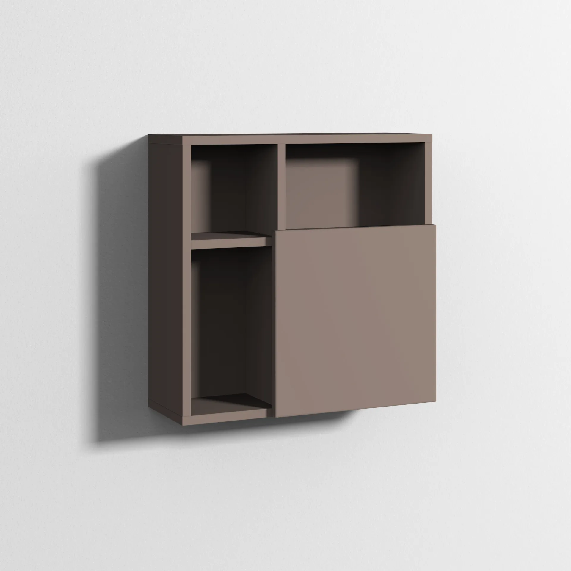 Würfelschrank 3way (BP552) 510x510x197 Graphit-Matt