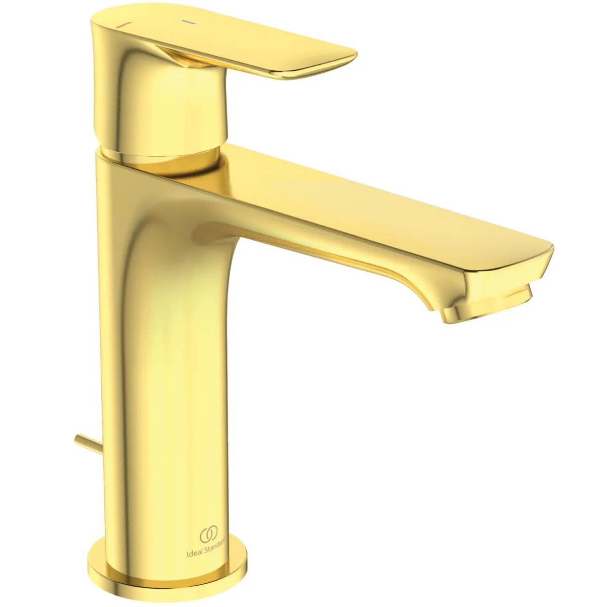 Waschtischarmatur Connect Air, Grande Slim, mit Ablaufgarnitur, BlueStart, Brushed Gold Waschtischarmatur Connect Air, Grande Slim, mit Ablaufgarnitur, BlueStart, Brushed Gold