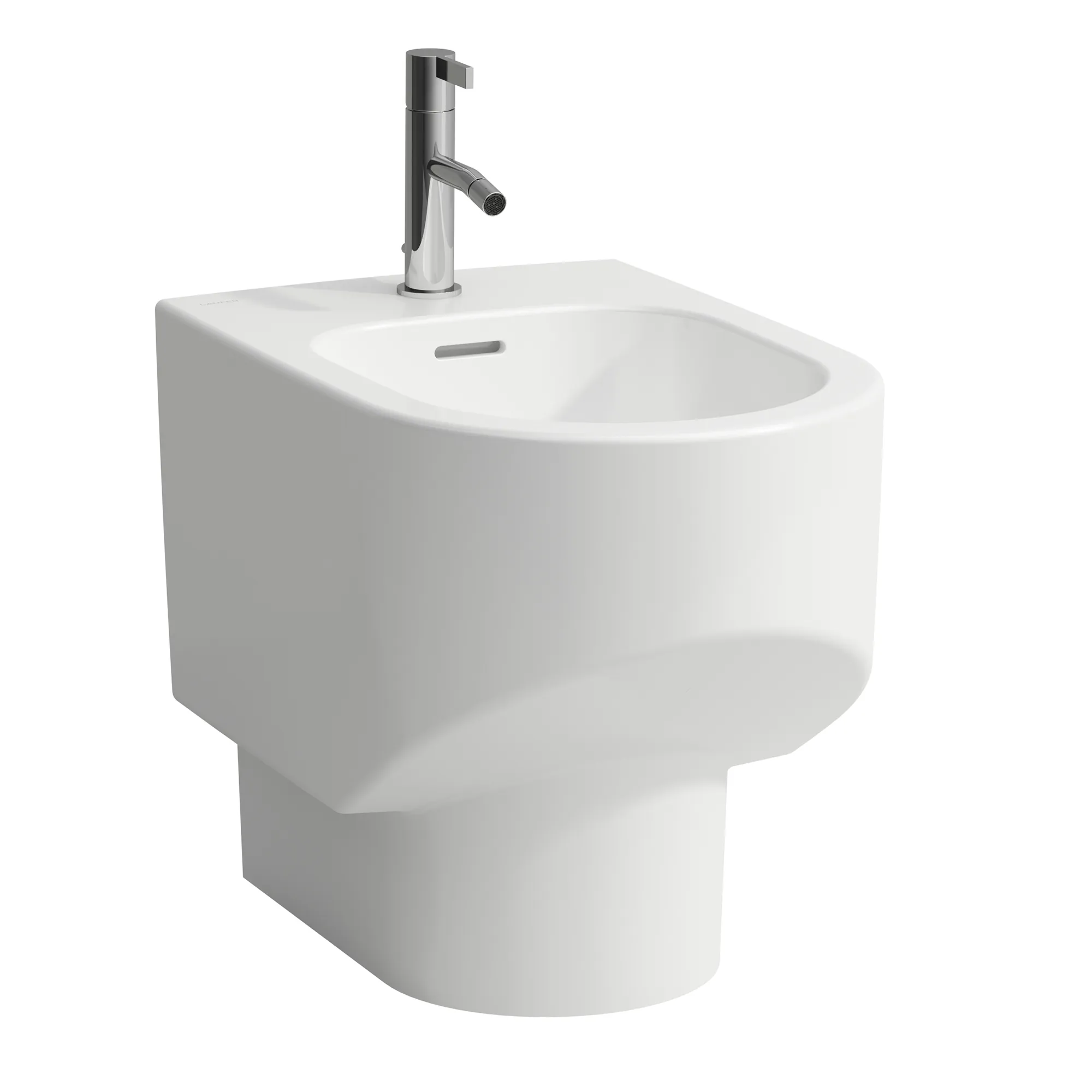 Standbidet SONAR 540x370x430 1 Hahnloch ohne seitliches Loch für Wasseranschluss weiß