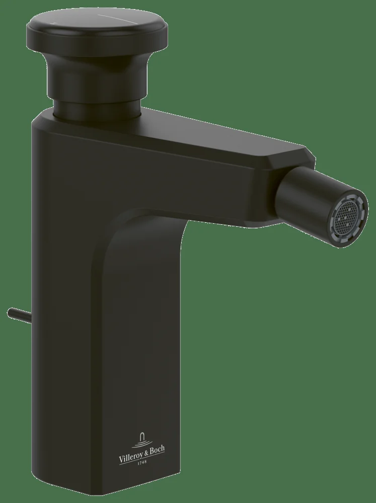 Villeroy & Boch Einhebel-Bidetarmatur Vea, 47.5 x 173 x 166 mm, Matt Black