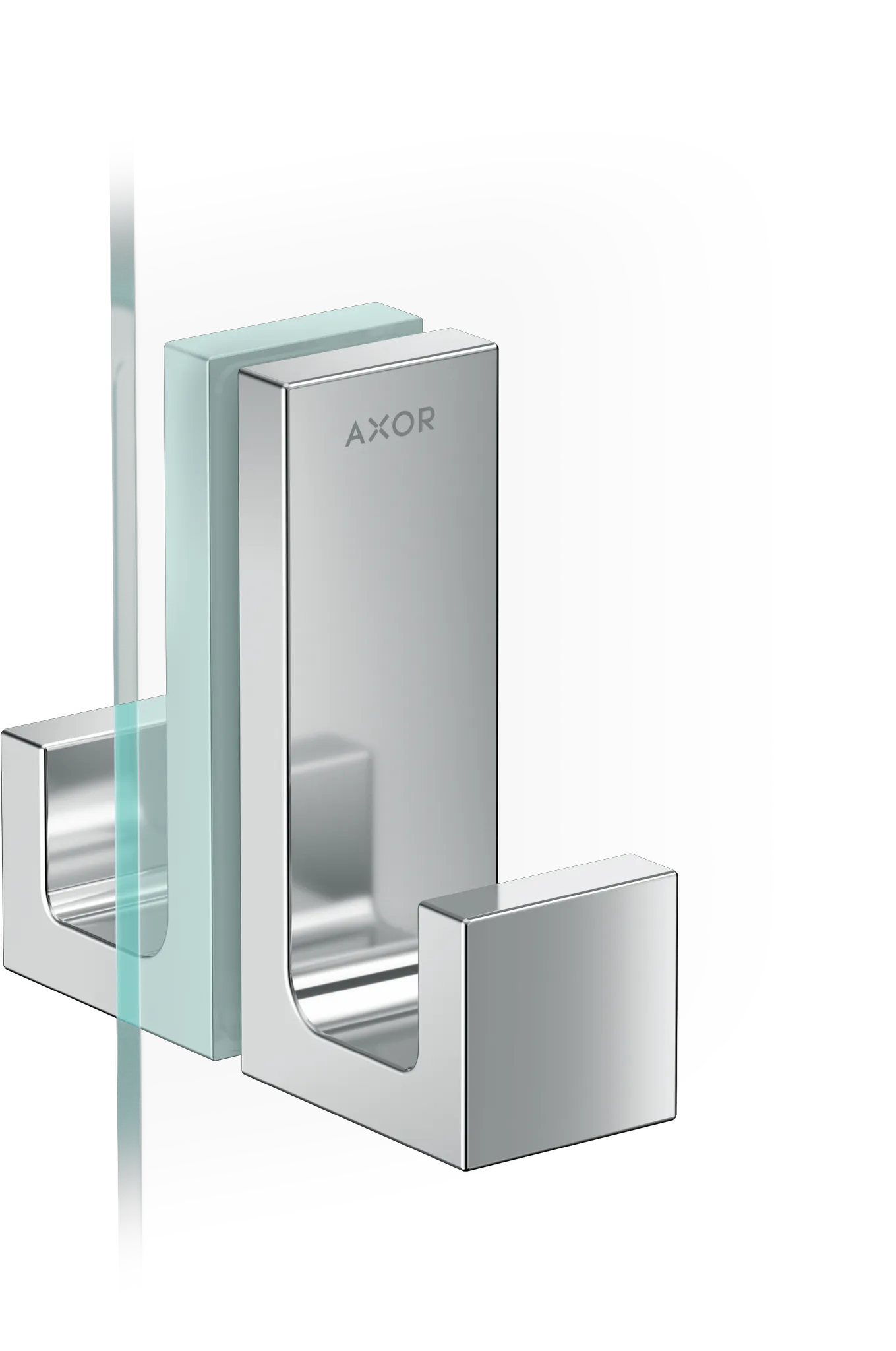 Hansgrohe AXOR Universal Rectangular Duschtürgriff, Chrom Hansgrohe AXOR Universal Rectangular Duschtürgriff, Chrom