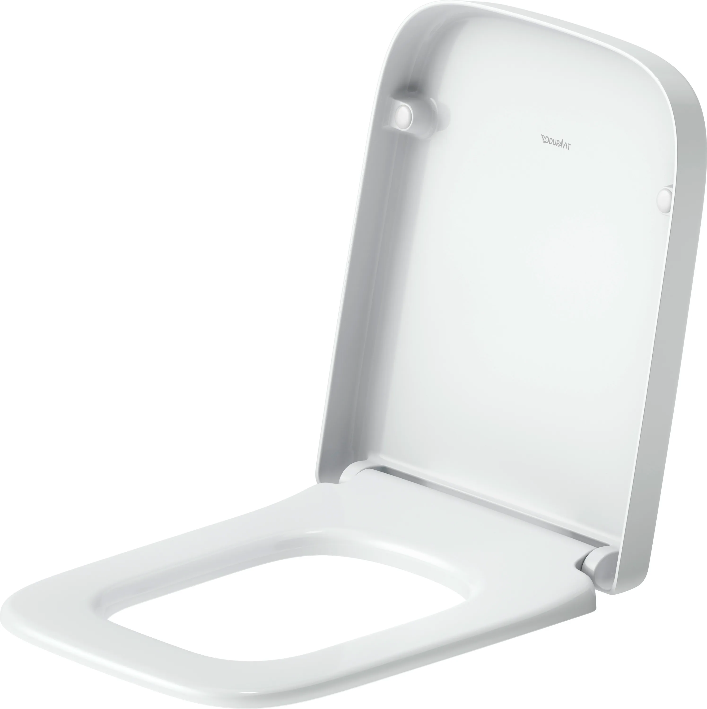 Duravit Univ. WC-Sitz Eckig Tief 438mm Ülap., Weiß
