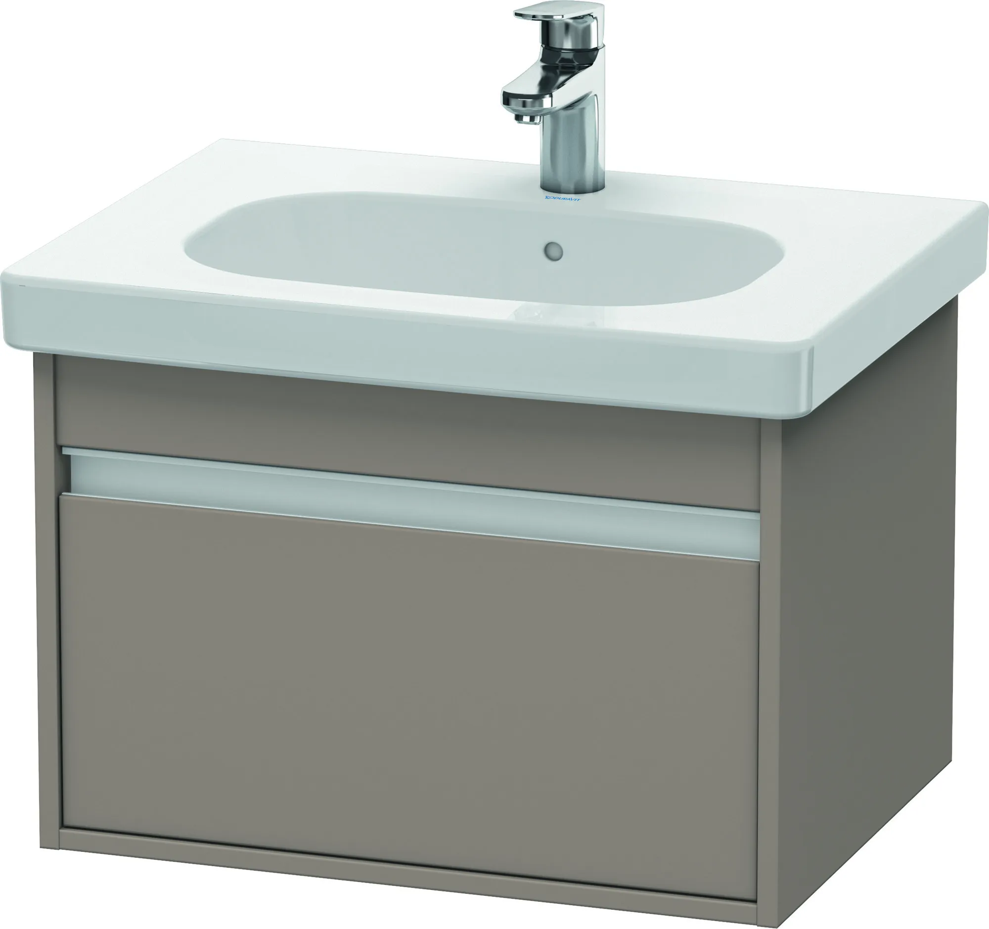 Duravit Waschtischunterschrank wandhängend „Ketho“ 60 × 41 × 45,5 cm Basalt Matt Duravit Waschtischunterschrank wandhängend „Ketho“ 60 × 41 × 45,5 cm Basalt Matt