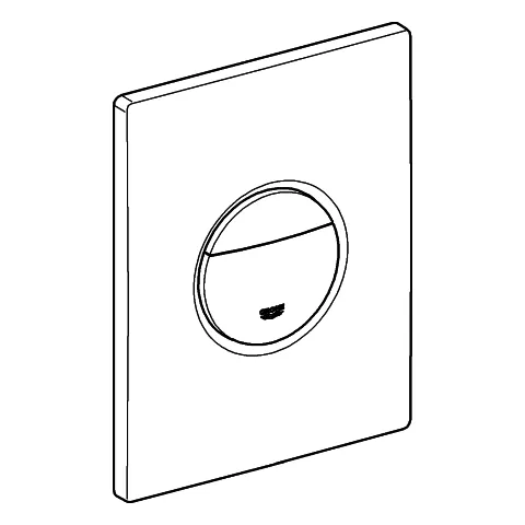 Grohe WC-Betätigungsplatte Nova Cosmopolitan 2-Mengen- und Start & Stopp-Betätigung 156 x 197 mm in satin graphite Grohe WC-Betätigungsplatte Nova Cosmopolitan 2-Mengen- und Start & Stopp-Betätigung 156 x 197 mm in satin graphite