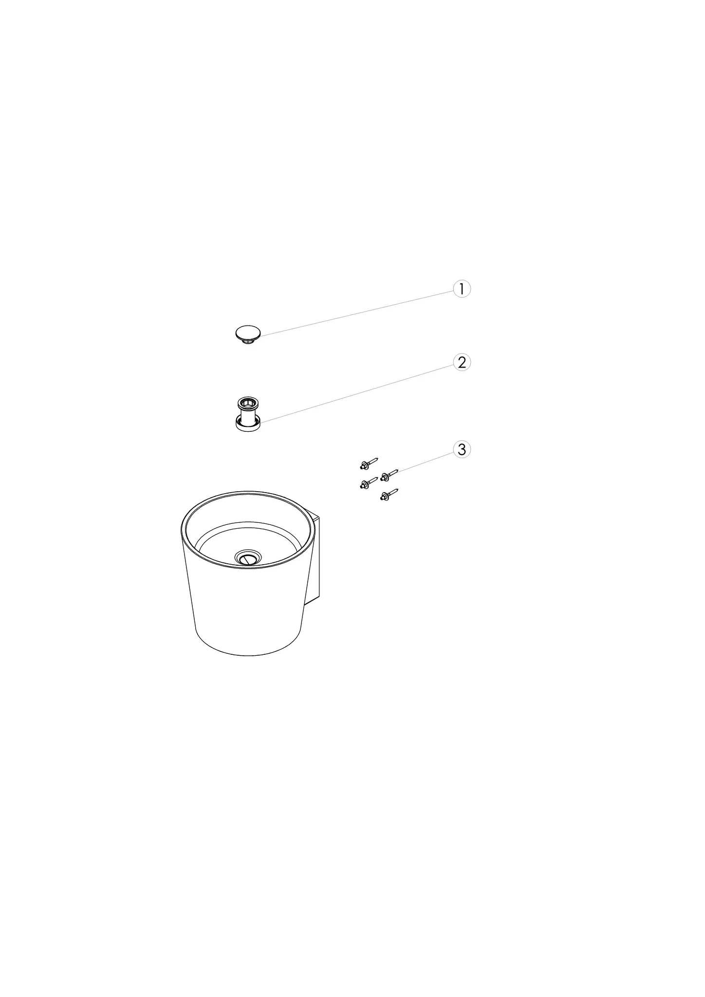 Waschbecken „CO-Serie“ 400 × 350 mm, ohne Hahnlochbohrung mit ProShield