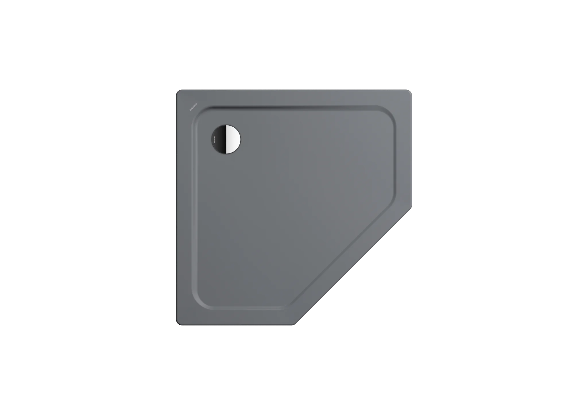 Kaldewei fünfeck Duschwanne „Cornezza“ 90 × 90 cm in cool grey 70