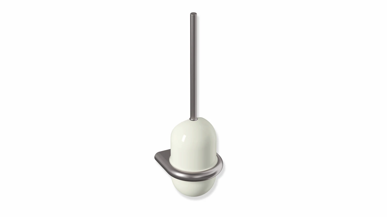 HEWI Toilettenbürstengarnitur „Serie 805 Classic“ 14,1 × 47 cm in Reinweiß