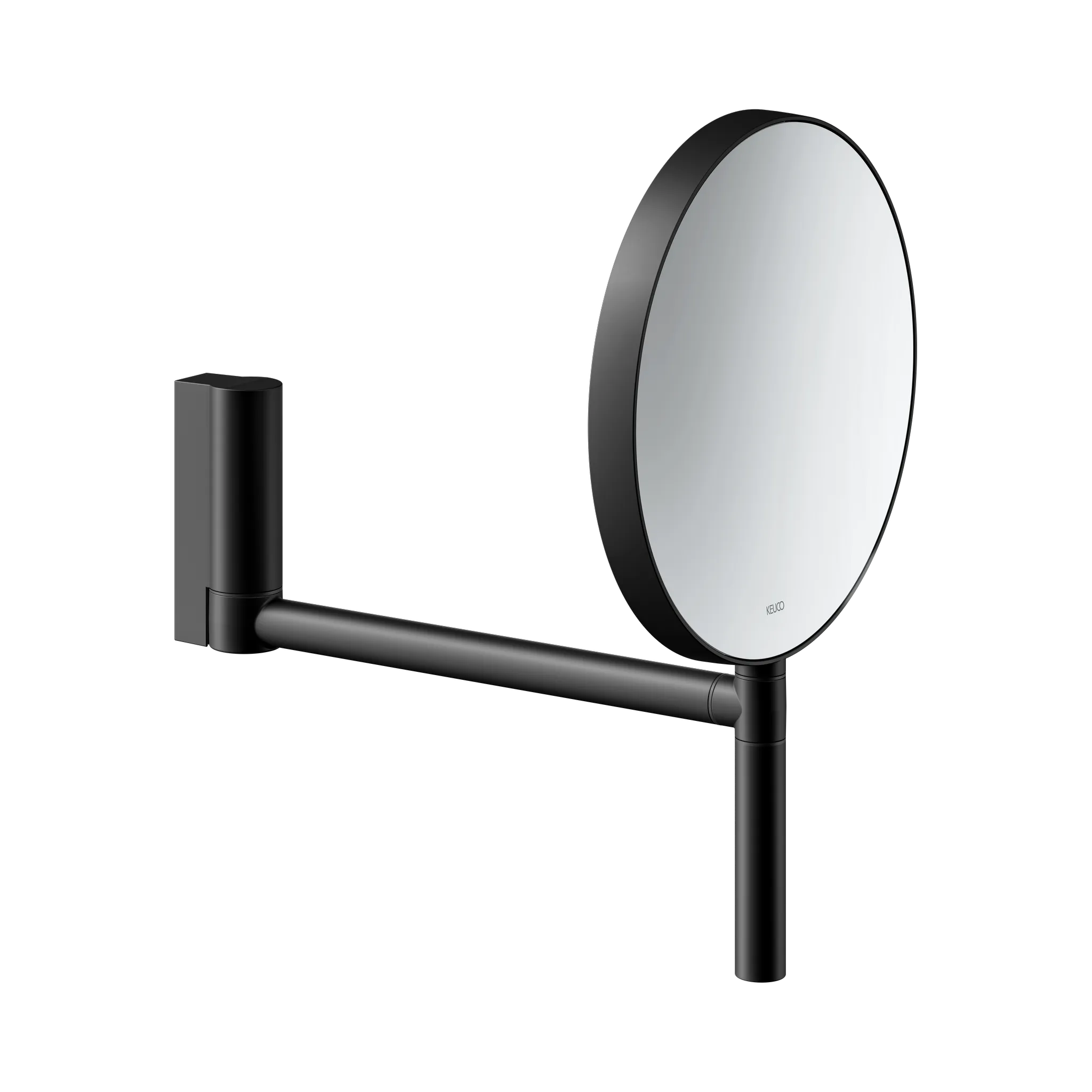 KEUCO Kosmetikspiegel „Plan“ Rund, ohne Beleuchtung in Schwarz, ⌀ 193 mm KEUCO Kosmetikspiegel „Plan“ Rund, ohne Beleuchtung in Schwarz, ⌀ 193 mm