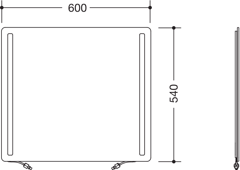 HEWI Spiegel „Serie 801“