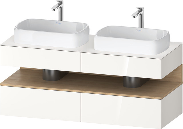 Duravit Waschtischunterschrank wandhängend „Qatego“ 140 × 60 × 55 cm