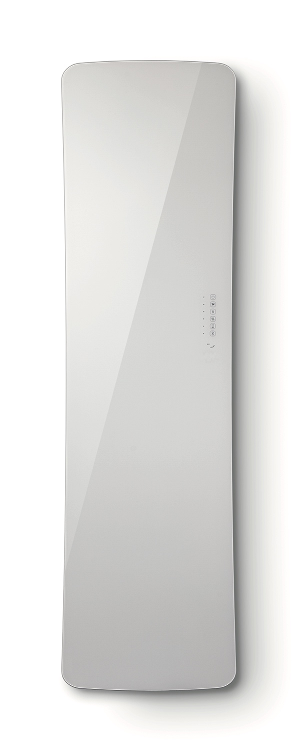Zehnder Design-Elektroheizkörper „Folio Glass“ 43,5 × 147,6 cm 