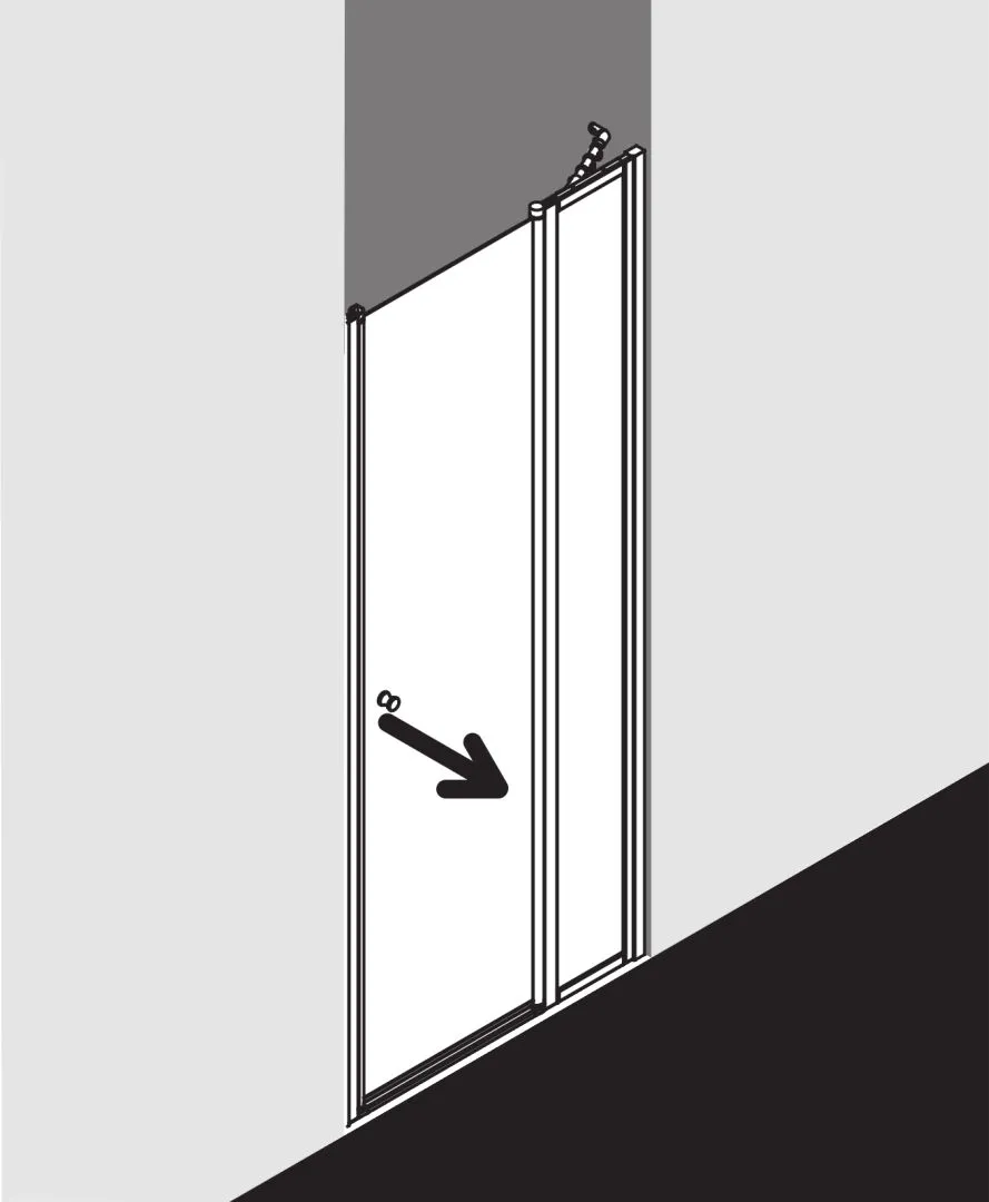 Kermi Duschdesign Schwingtür Schwingtür mit Festfeld für Nische und Ecke „NOVA 2000“ passend für Ecke / Nische Glas Kerolan Fontana, Profile Silber Mattglanz, BV: 715 – 750 mm WE: 715 – 750 mm H: 1750 mm Kermi Duschdesign Schwingtür Schwingtür mit Festfeld für Nische und Ecke „NOVA 2000“ passend für Ecke / Nische Glas Kerolan Fontana, Profile Silber Mattglanz, BV: 715 – 750 mm WE: 715 – 750 mm H: 1750 mm
