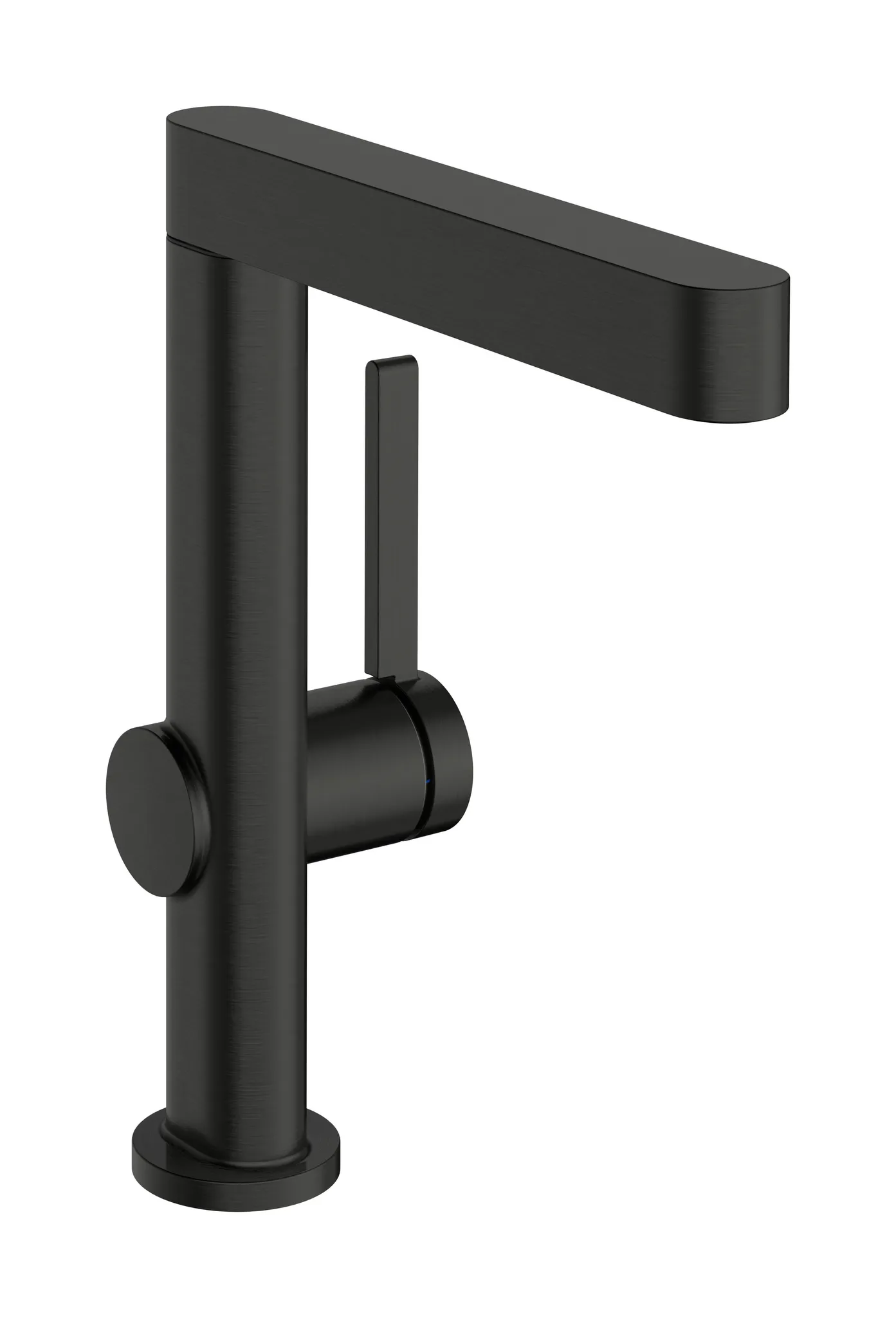 Hansgrohe Finoris Einhebel-Waschtischmischer 230 mit Schwenkauslauf Brushed Black Chrome