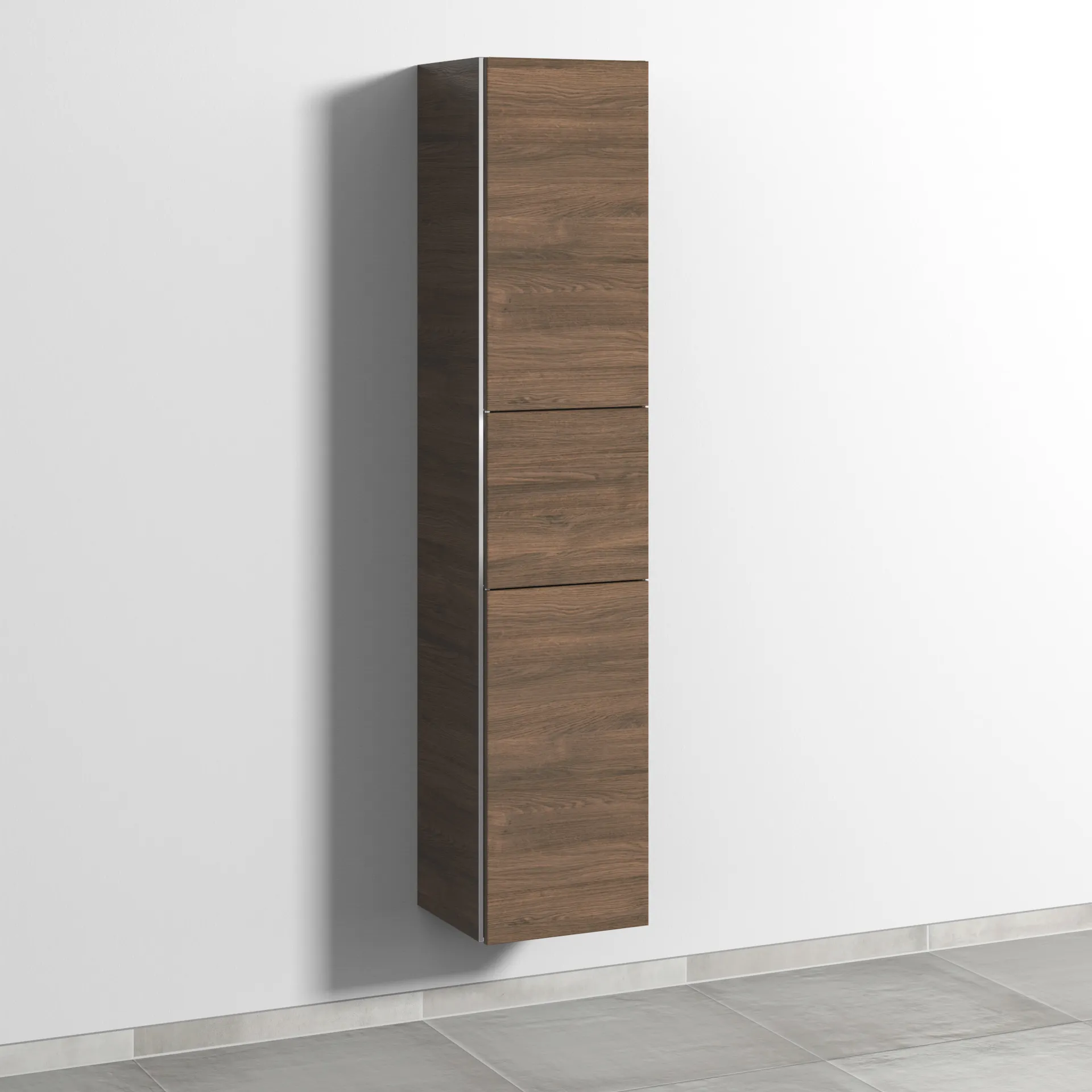 Sanipa Hochschrank „3way“ 350 × 1700 × 345 mm Anschlag rechts, in Eiche Arizona, Anschlag rechts