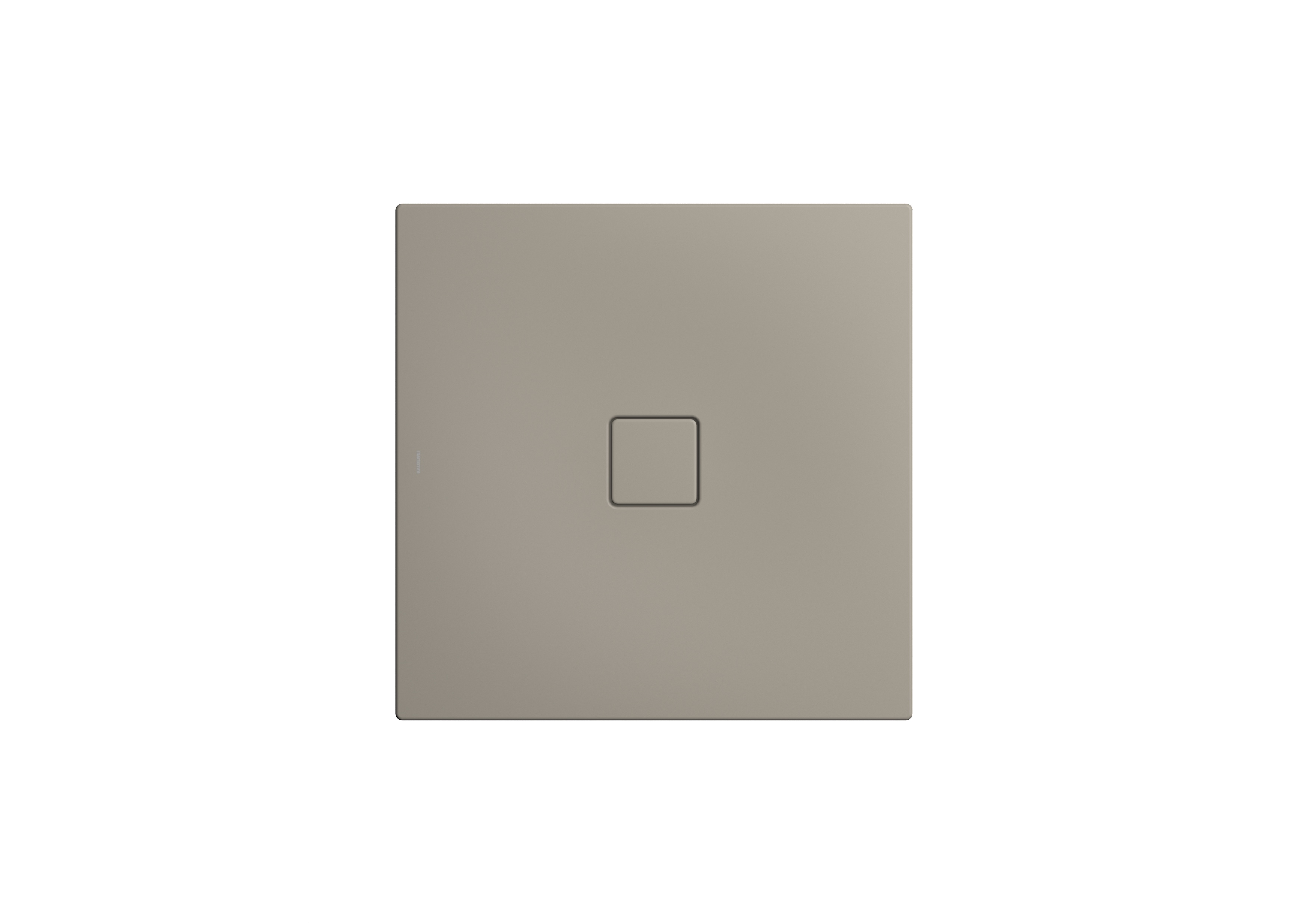 Kaldewei quadrat Duschwanne „Conoflat“ 90 × 90 cm in warm grey 50