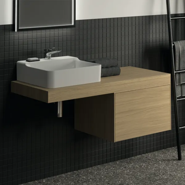 Konsole Conca, 1200x505x80mm, Weiß