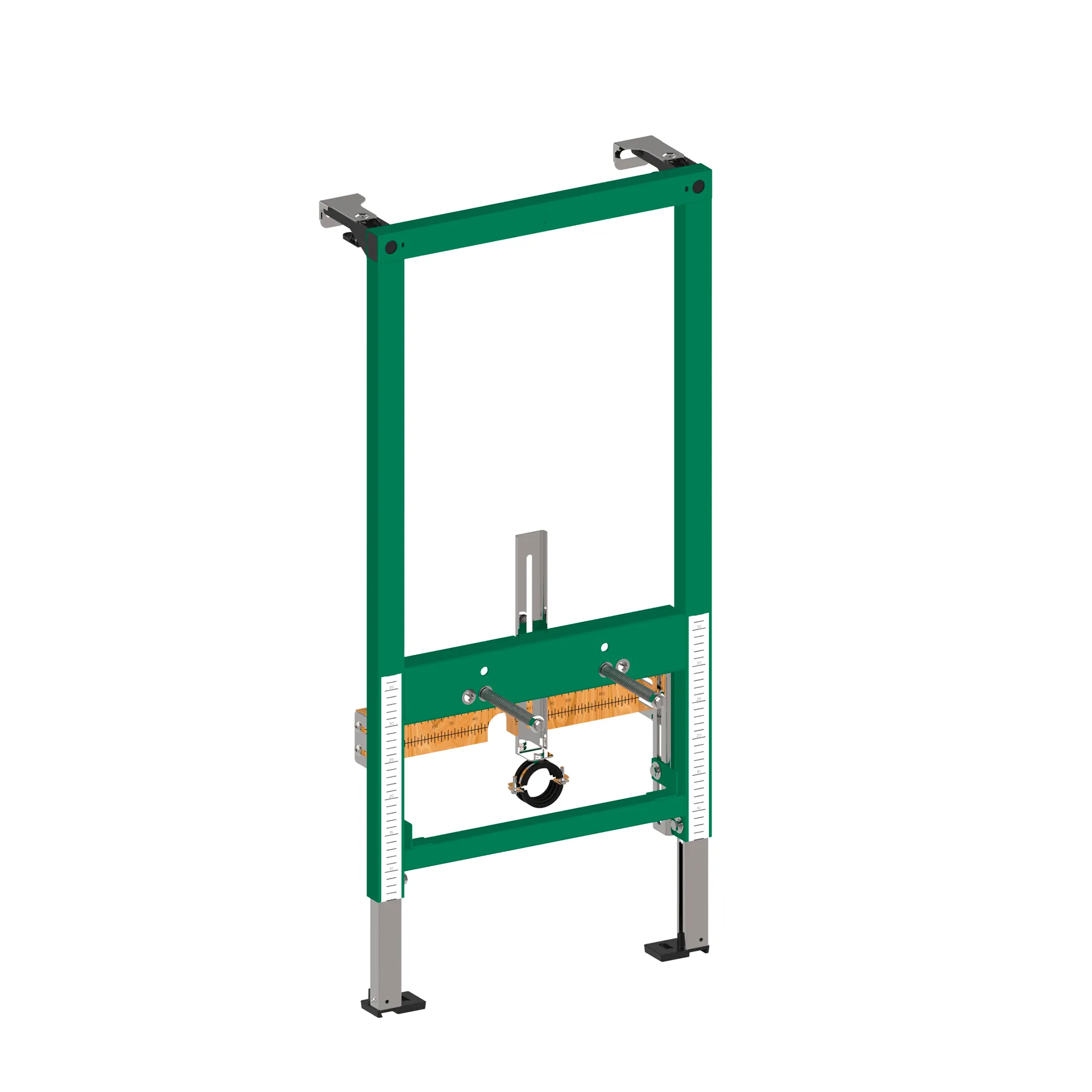 Installationselement INEOLINK für Wandbidet, niedrige Bauhöhe 980 mm, selbstragender, pulverbeschichteter Stahlrahmen für Trocken- und Massivbau für Vor- und Inwandinstallation, Füße selbsthemmend, höhenverstellbar und drehbar Installationselement INEOLINK für Wandbidet, niedrige Bauhöhe 980 mm, selbstragender, pulverbeschichteter Stahlrahmen für Trocken- und Massivbau für Vor- und Inwandinstallation, Füße selbsthemmend, höhenverstellbar und drehbar