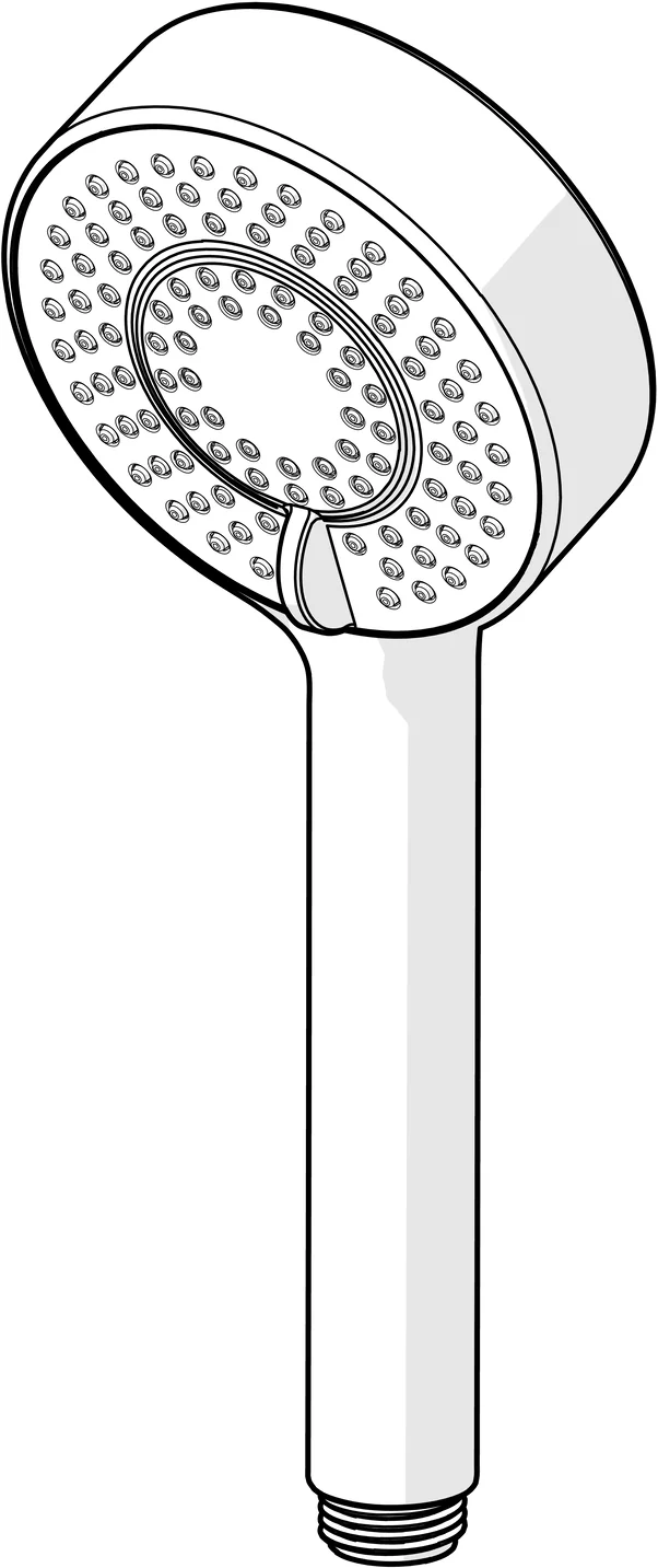 HansaBASICJET Handbrause 4463 3-strahlig Chrom