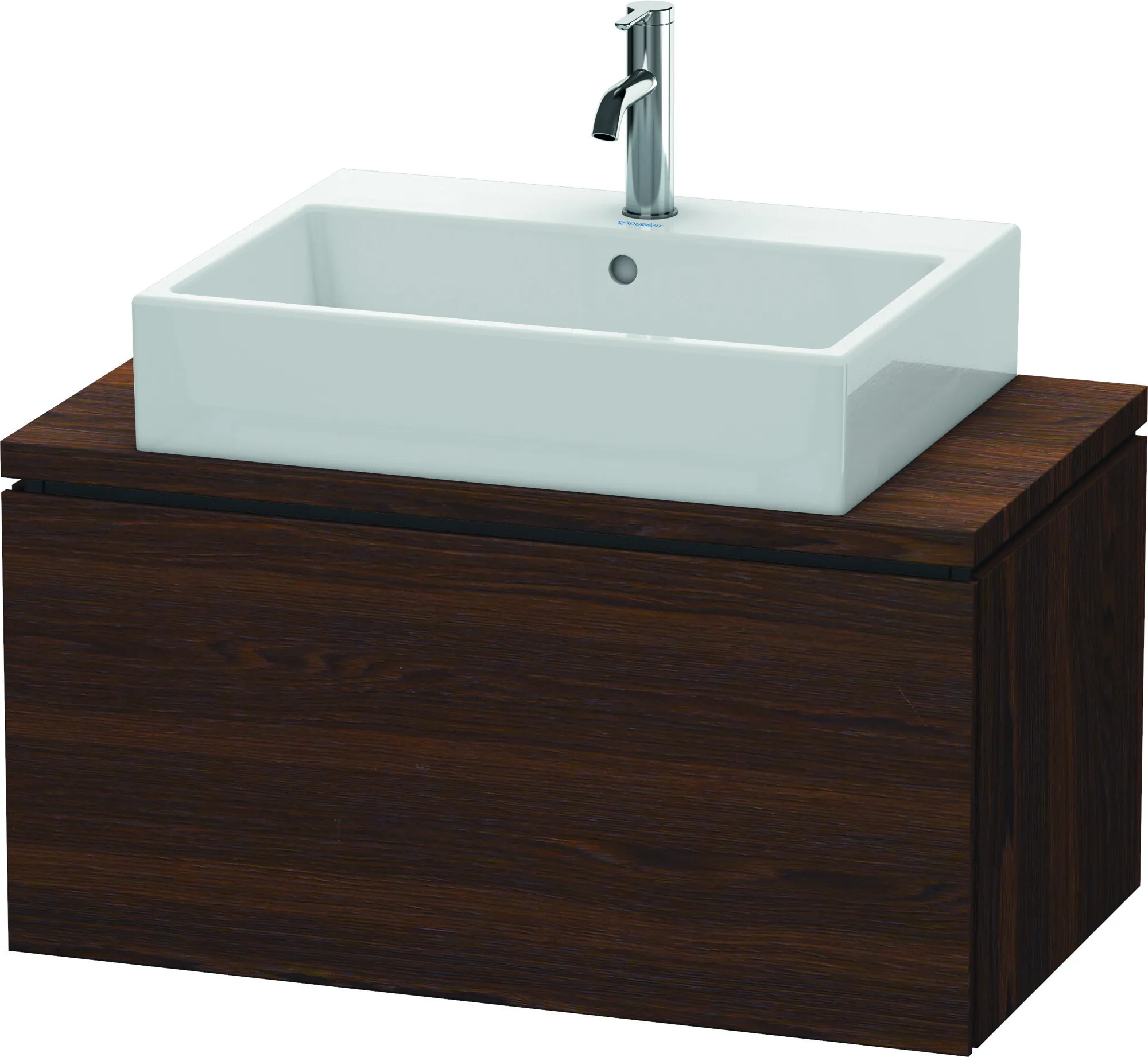 Duravit Waschtischunterschrank wandhängend „L-Cube“ 82 × 40 × 47,7 cm Nussbaum gebürstet Duravit Waschtischunterschrank wandhängend „L-Cube“ 82 × 40 × 47,7 cm Nussbaum gebürstet