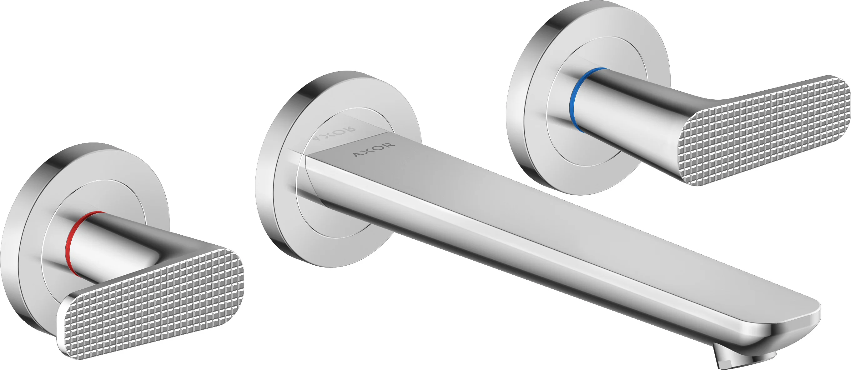 Hansgrohe AXOR Citterio C 3-Loch Waschtischarmatur Unterputz, Chrom, Ausladung 193 mm, Hebelgriff, Normalstrahl, max. Durchfluss 5 l/min Hansgrohe AXOR Citterio C 3-Loch Waschtischarmatur Unterputz, Chrom, Ausladung 193 mm, Hebelgriff, Normalstrahl, max. Durchfluss 5 l/min
