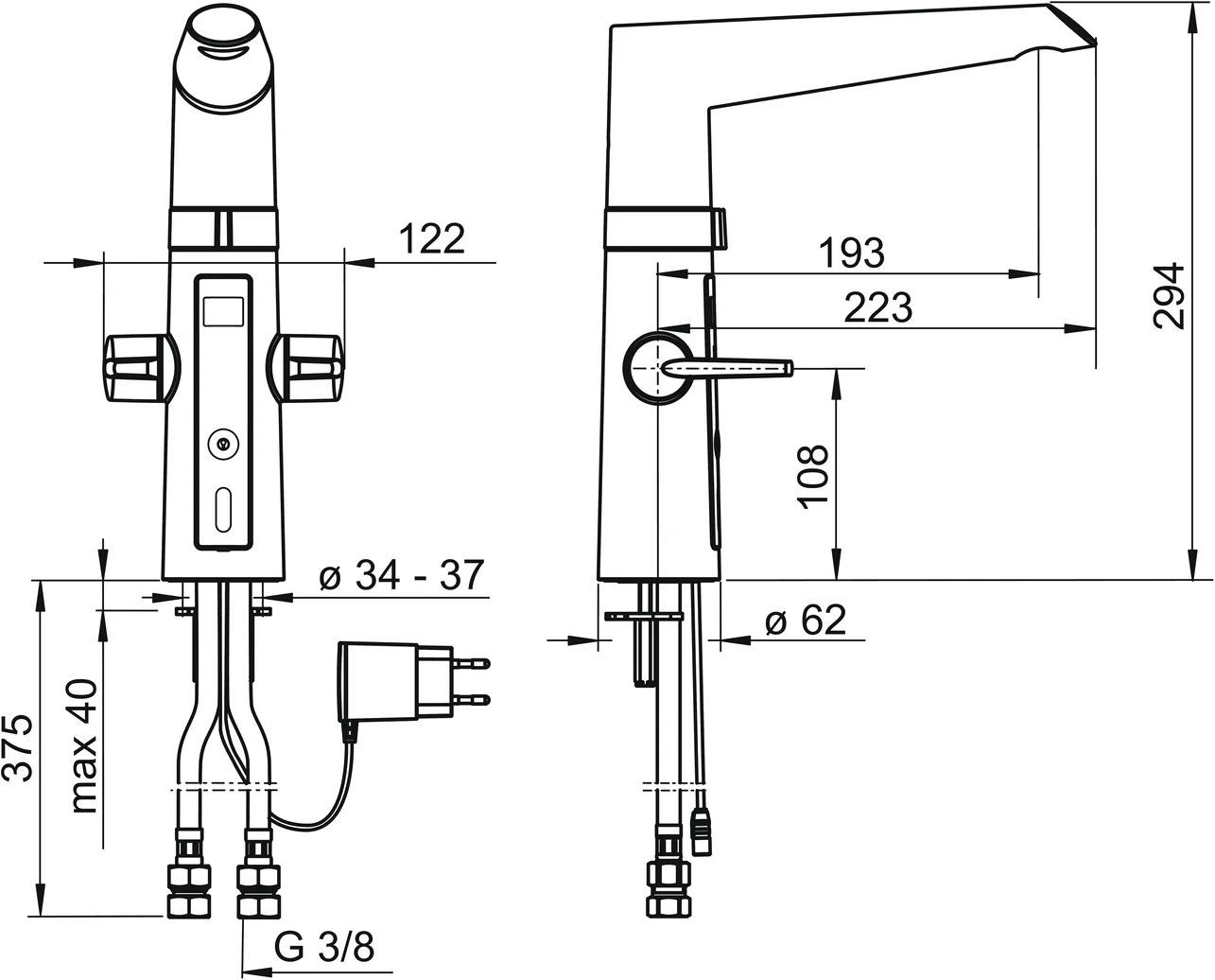 Küchenarmatur HansaFIT 6523 230⁄5 V