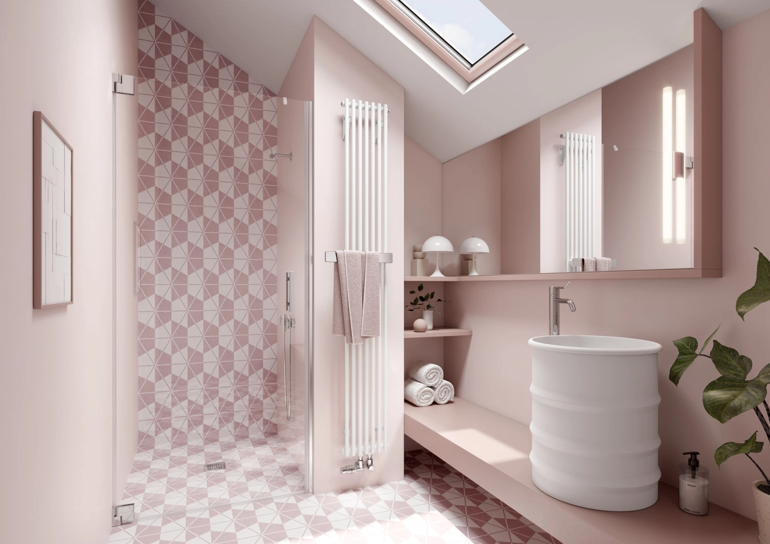 Kermi Design-Heizkörper „Pio® plus“ 39 × 180 cm in glanzsilber Metallic Kermi Design-Heizkörper „Pio® plus“ 39 × 180 cm in glanzsilber Metallic