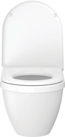 WC-Sitz Starck 3 ohne SoftClose Scharniere edelstahl, weiß