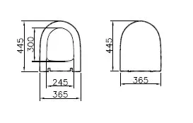 VitrA Sento WC-Sitz Slim mit Absenkautomatik Duroplast Schwarz Matt VitrA Sento WC-Sitz Slim mit Absenkautomatik Duroplast Schwarz Matt