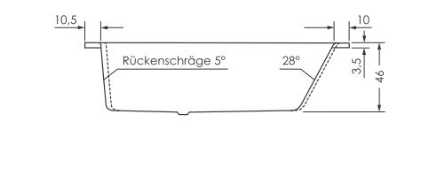 repaBAD Badewanne „Livorno Duo“ trapez 175 cm, links in Weiß