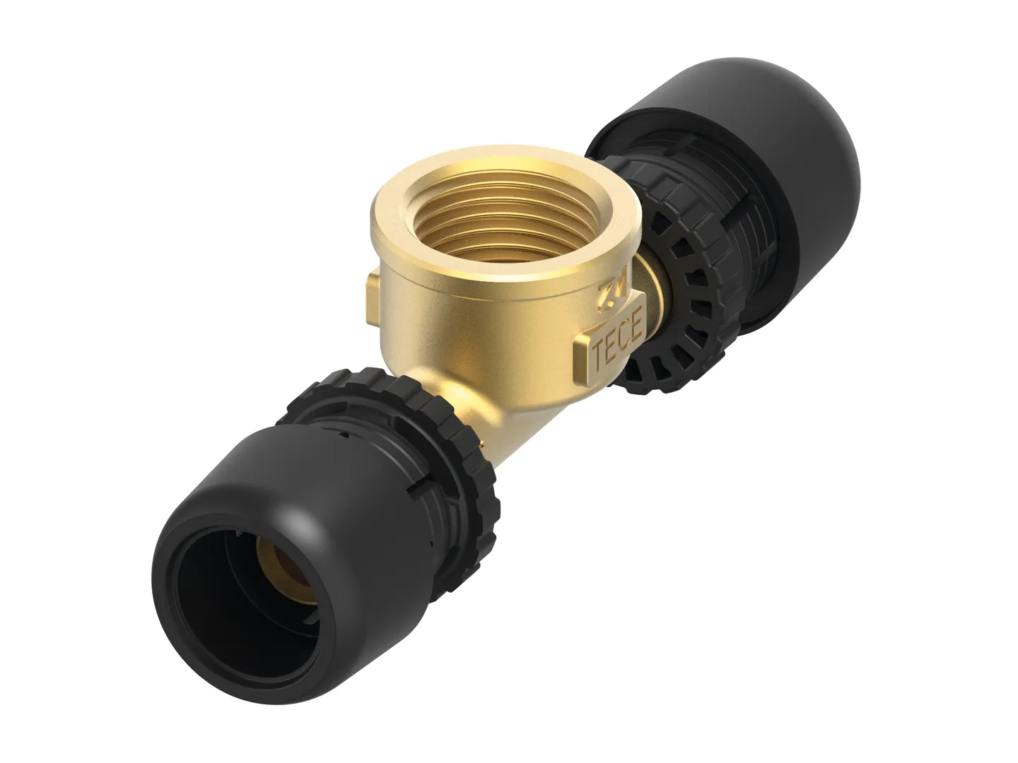 TECElogo-Ax T-Stück Dimension 20 × Rp 1/2″ × 20, Siliziumbronze TECElogo-Ax T-Stück Dimension 20 × Rp 1/2″ × 20, Siliziumbronze